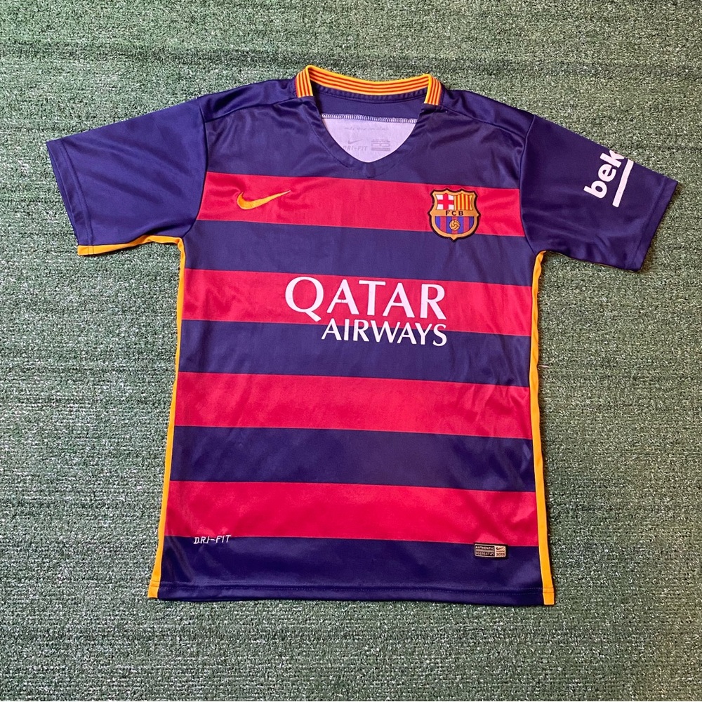 Barcelona Qatar Airways Nike Player Issue 2015  Jersey Size Medium Moshtagh